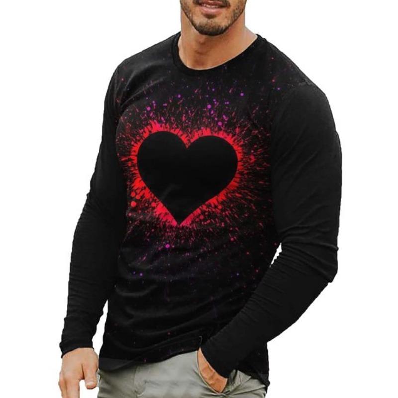 3D-печатная летняя мужская футболка с круглым вырезом и принтом в виде сердца и завитков, повседневная свободная футболка с длинным рукавом, модный пуловер, мужская одежда 2XL
3D-печатная летняя мужская футболка с круглым вырезом и принтом в виде сердца и завитков, повседневная свободная футболка с длинным рукавом, модный пуловер, мужская одежда 2XL