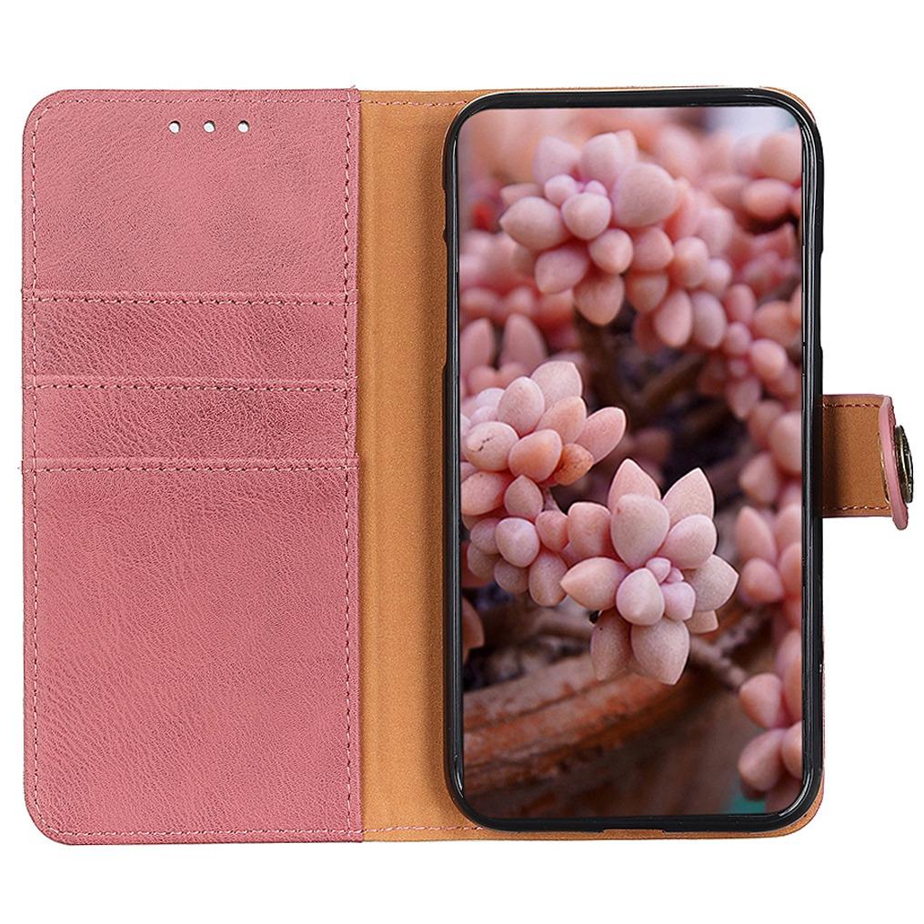 KHAZNEH for Motorola Moto G32 4G Folio Flip Anti-drop Stand Phone Shell Cowhide Textured PU Leather Case with Wallet Pink
KHAZNEH for Motorola Moto G32 4G Folio Flip Anti-drop Stand Phone Shell Cowhide Textured PU Leather Case with Wallet Pink