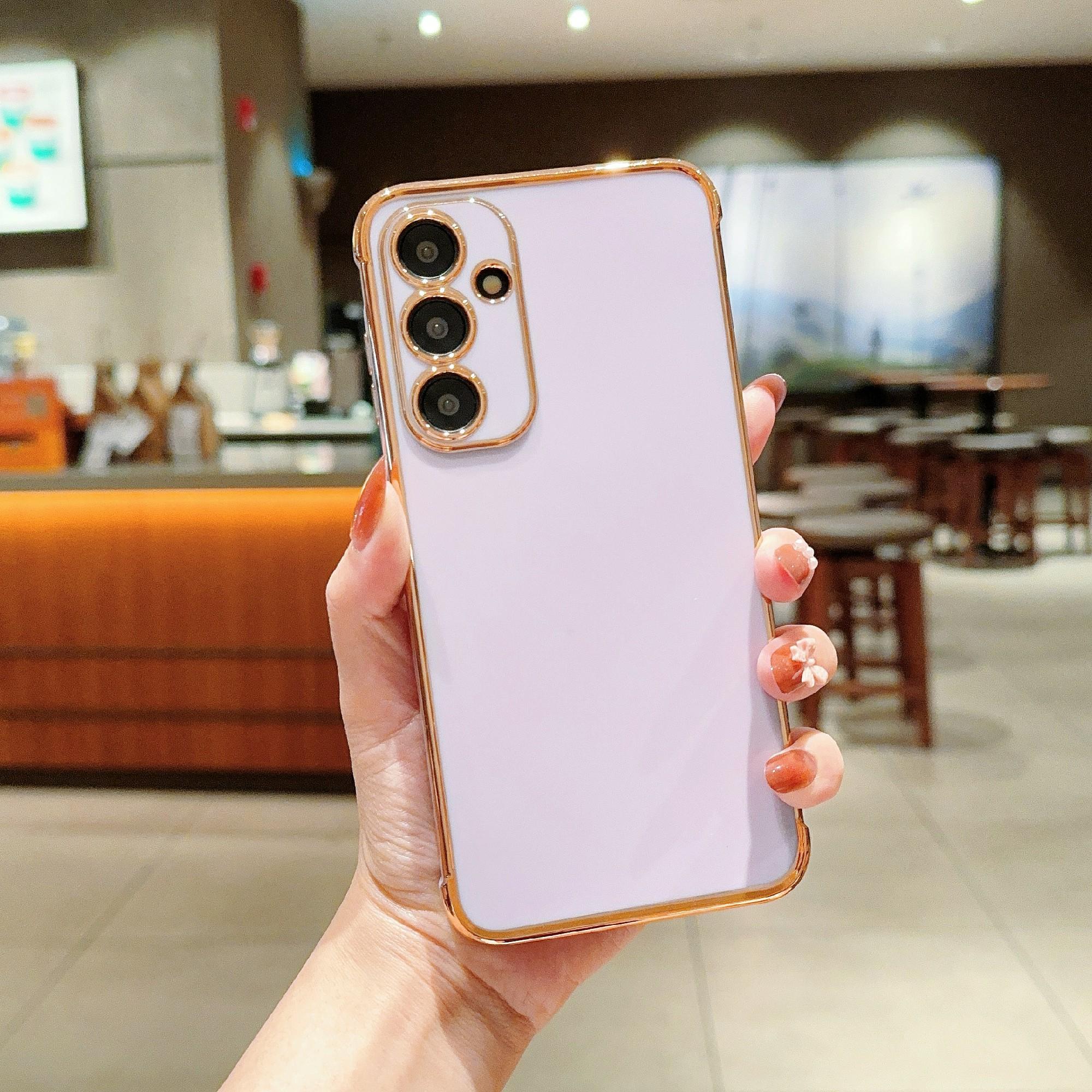 For Samsung Galaxy A55 5G Case Electroplated Design Soft TPU Phone Cover Purple
For Samsung Galaxy A55 5G Case Electroplated Design Soft TPU Phone Cover Purple