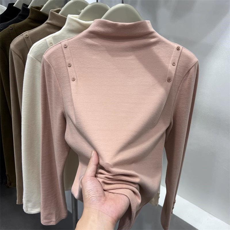 Women s Double-Sided Fleece Semi-High Neck Long-Sleeve Shirt - Trendy & Versatile for Autumn/Winter 2024 XXL
Women s Double-Sided Fleece Semi-High Neck Long-Sleeve Shirt - Trendy & Versatile for Autumn/Winter 2024 XXL
