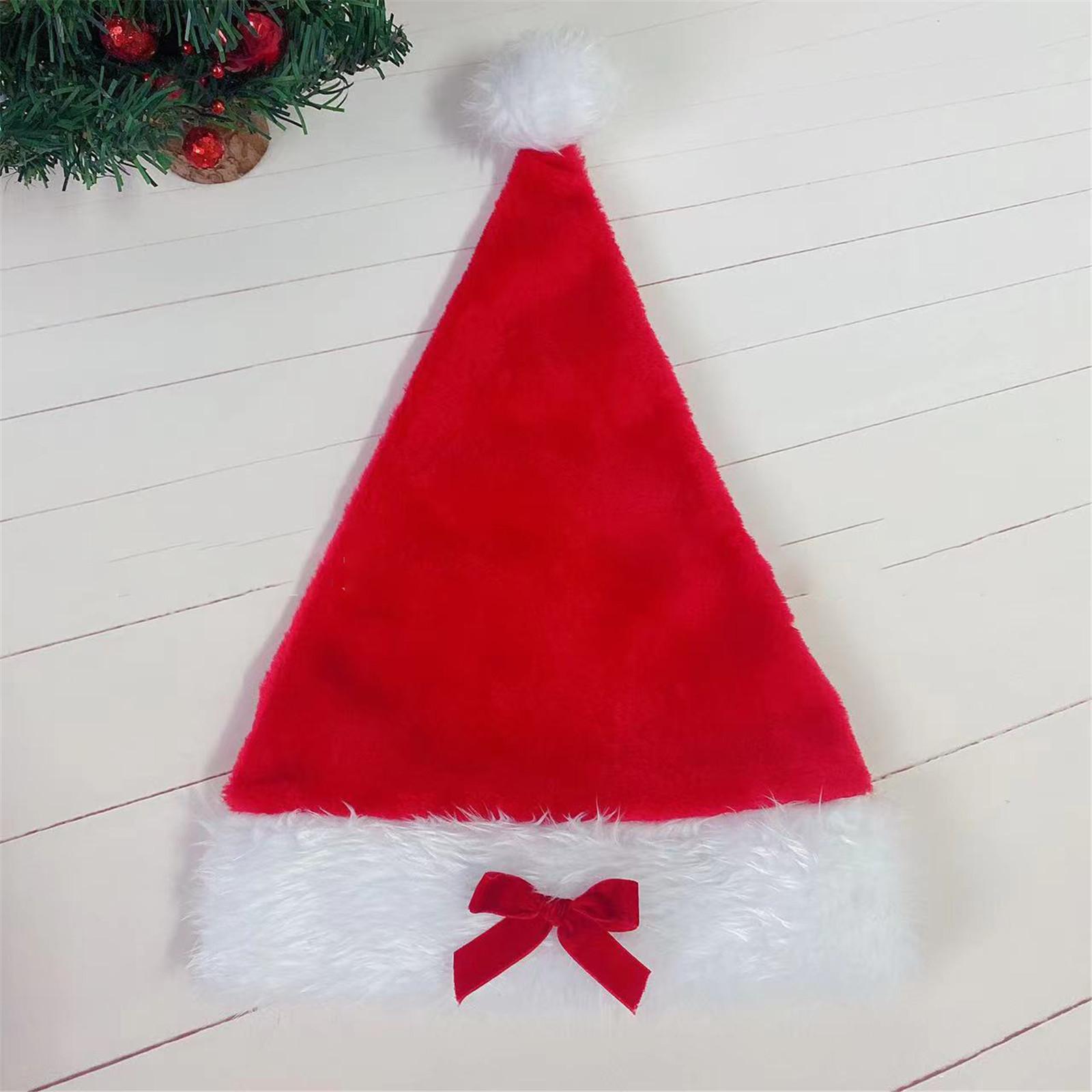 New Bow Plush Christmas Hat Adult Red Black Xmas Hat Women Santa Claus Cosplay Props Winter Caps DIY Christmas Party Decor Gift 31x45cm красный
New Bow Plush Christmas Hat Adult Red Black Xmas Hat Women Santa Claus Cosplay Props Winter Caps DIY Christmas Party Decor Gift 31x45cm красный