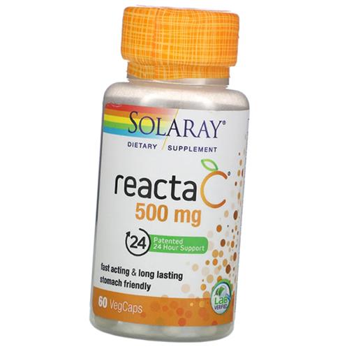 Vitamin C, Reacta-C 500, Solaray 60 Vegcaps (36411063) 60vcaps
Vitamin C, Reacta-C 500, Solaray 60 Vegcaps (36411063) 60vcaps