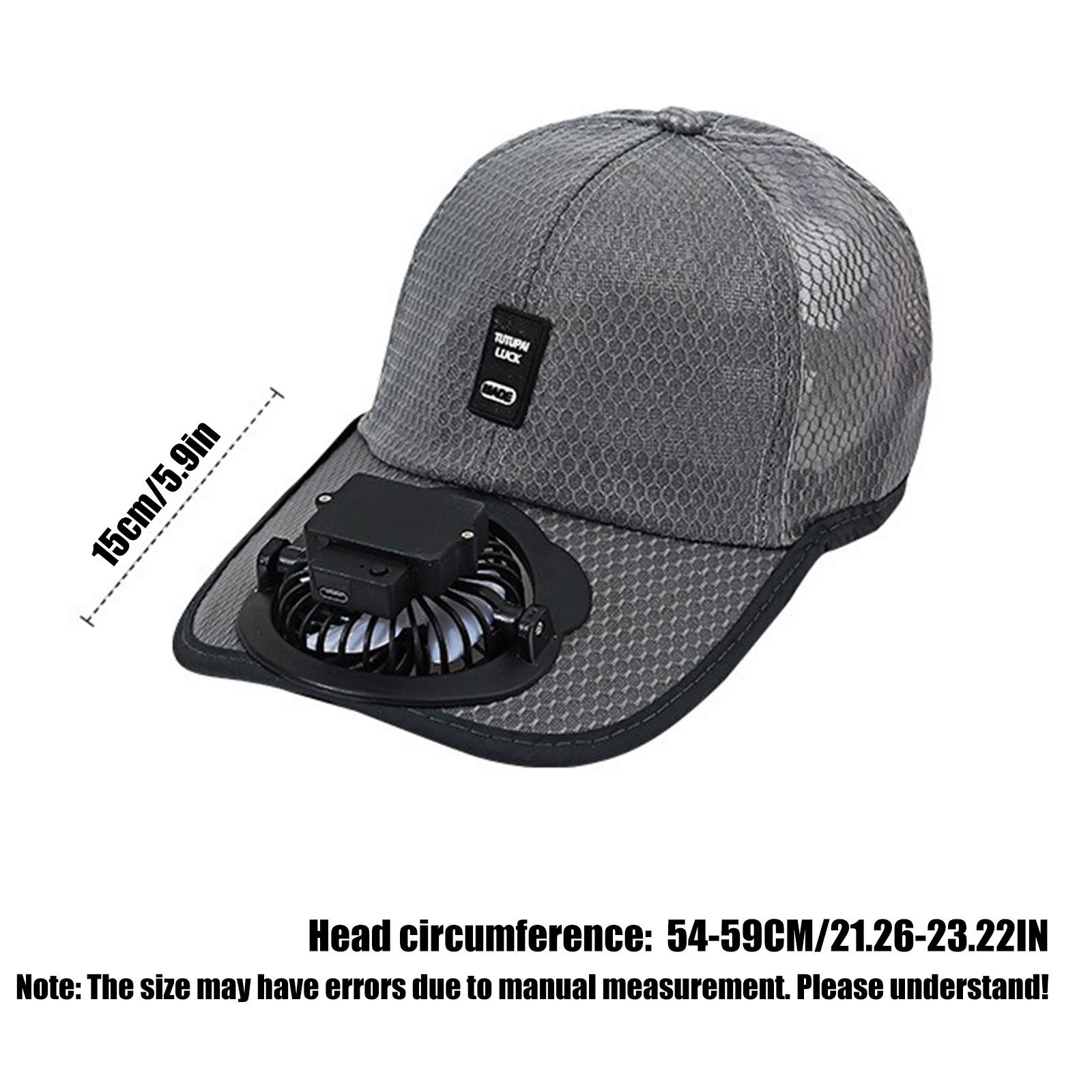 Summer Fan Hat For Men And Women Mesh Baseball Caps Embroidered Visor Hat Outdoor Embroidered Letter Sun Protection Hat One Size
Summer Fan Hat For Men And Women Mesh Baseball Caps Embroidered Visor Hat Outdoor Embroidered Letter Sun Protection Hat One Size