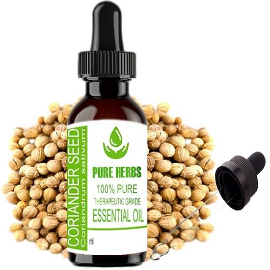 Pure Herbs Coriander seed (Coriandrum sativum) Pure & Natural Therapeutic Grade Essential Oil Plastic with Dropper 10 ml
Pure Herbs Coriander seed (Coriandrum sativum) Pure & Natural Therapeutic Grade Essential Oil Plastic with Dropper 10 ml