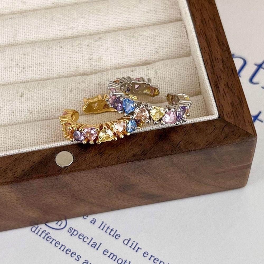 Adjustable Heart Opening Rings Geometric Love Zircon Open Ring Ins Heart Finger Rings Couple золотистый
Adjustable Heart Opening Rings Geometric Love Zircon Open Ring Ins Heart Finger Rings Couple золотистый