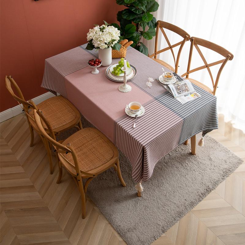 Polyester Color Woven Jacquard Lattice Line Geometric Thousand Bird Grid Large Tassel Dining Table Cloth Tablecloth Sofa Cover Towel 135x100
Polyester Color Woven Jacquard Lattice Line Geometric Thousand Bird Grid Large Tassel Dining Table Cloth Tablecloth Sofa Cover Towel 135x100
