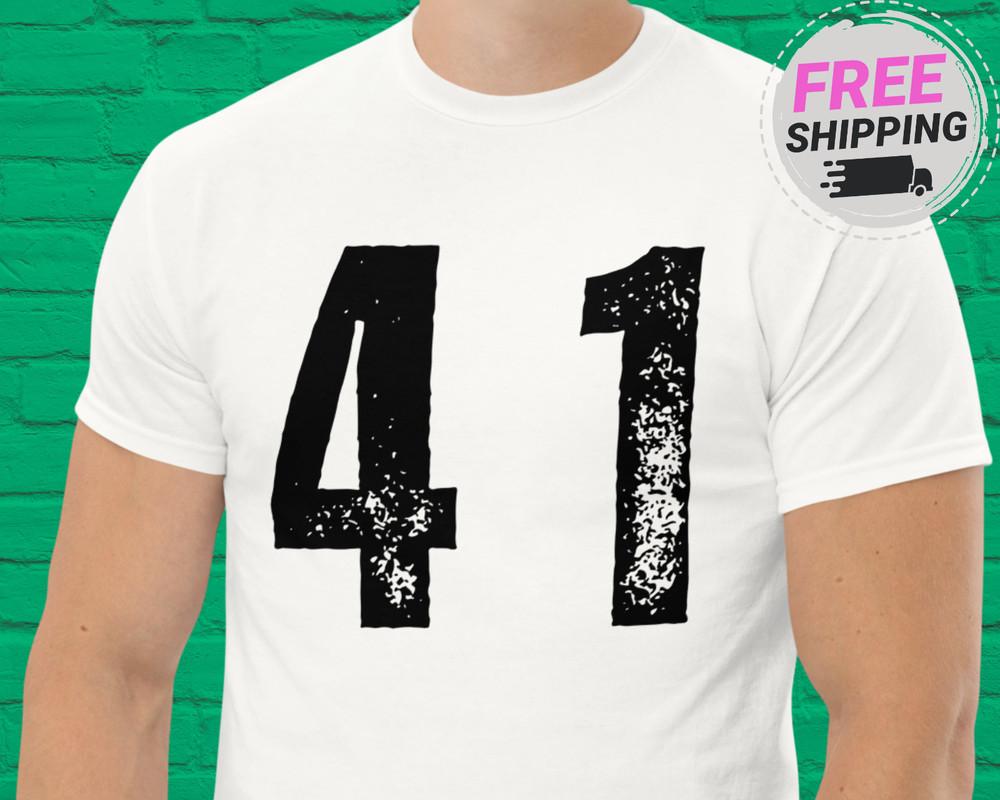 Funny 41 Shirt Forty One Tee Tiktok Meme Middle School Humor Trending Shirt Unisex T-Shirt L
Funny 41 Shirt Forty One Tee Tiktok Meme Middle School Humor Trending Shirt Unisex T-Shirt L
