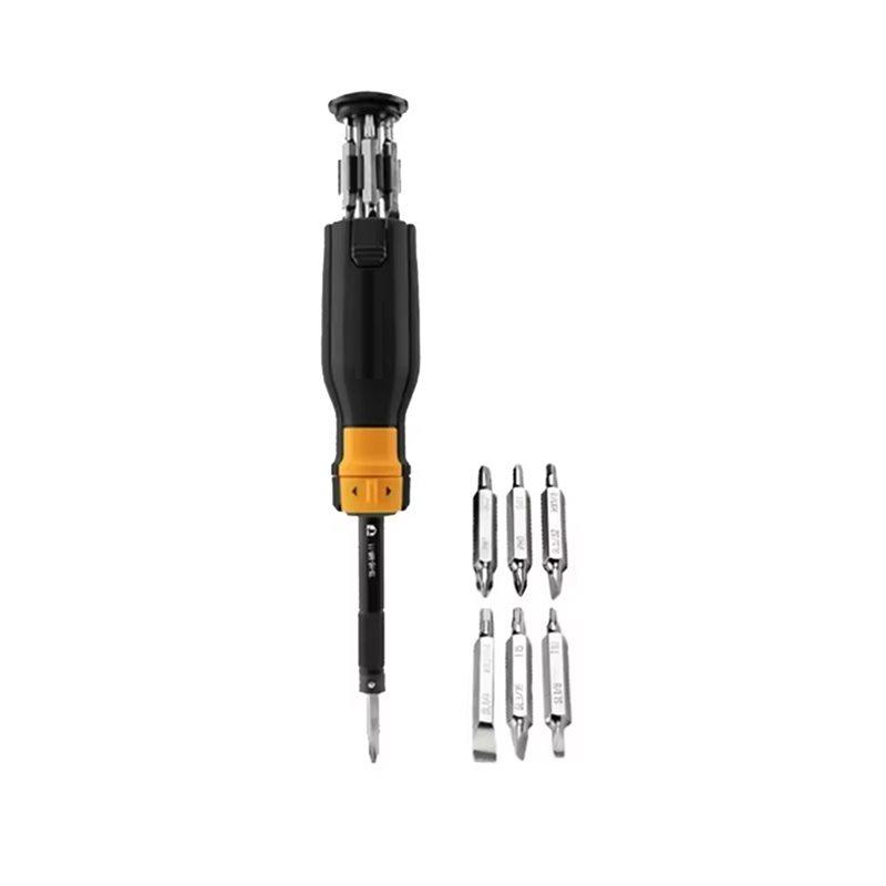 A25F-TB-H5-MR-11 7/14-Bit Screw Ratchet Driver Made S2 Steel Sold Separately Hand Tools Defective
A25F-TB-H5-MR-11 7/14-Bit Screw Ratchet Driver Made S2 Steel Sold Separately Hand Tools Defective