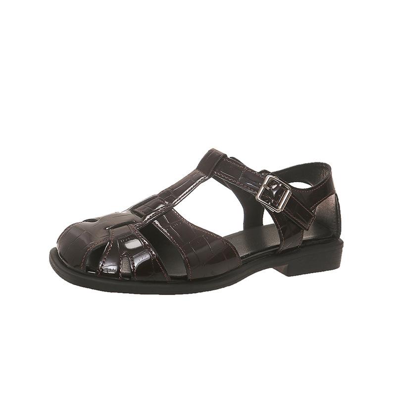 Квадратный носок, полые, универсальные, повседневные туфли-клетка для свиньи, женские, летние, новые, ретро, плетеные балетки с римскими сандалиями 40 коричневый
Квадратный носок, полые, универсальные, повседневные туфли-клетка для свиньи, женские, летние, новые, ретро, плетеные балетки с римскими сандалиями 40 коричневый