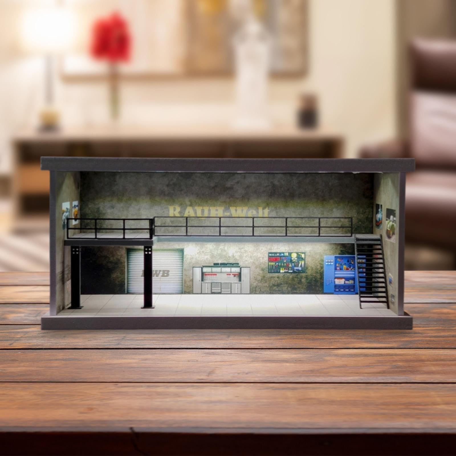 1/64 Car Model Display Case Double Layer with Adjustable LED Lights Simulated Parking Garage Acrylic Style B
1/64 Car Model Display Case Double Layer with Adjustable LED Lights Simulated Parking Garage Acrylic Style B
