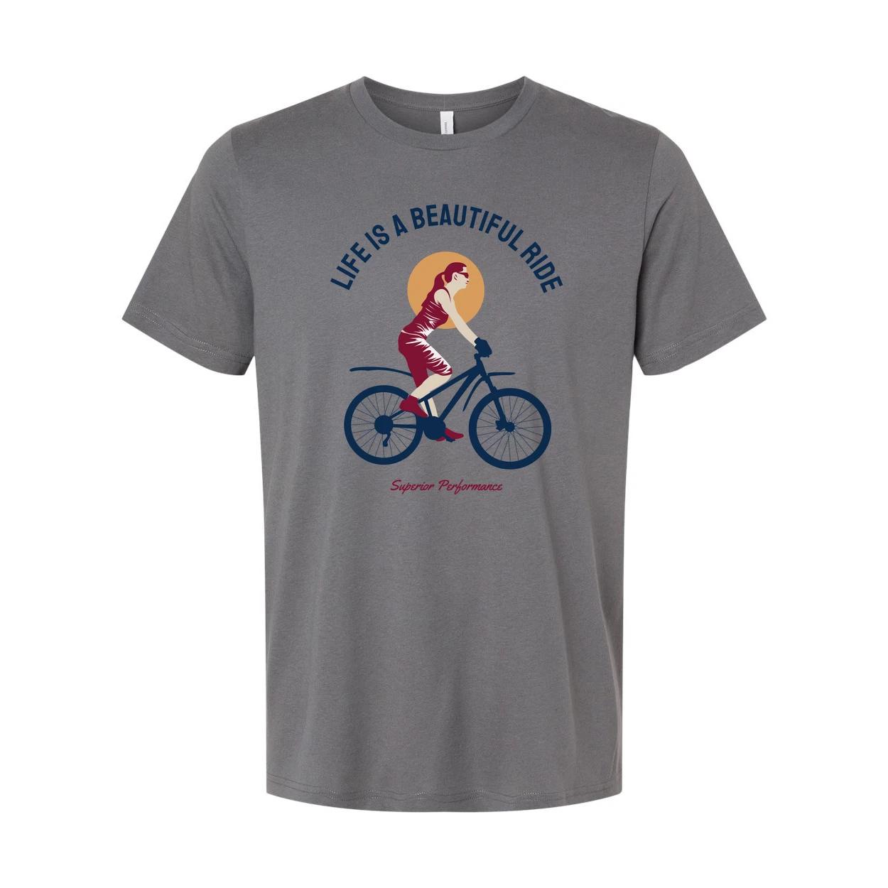 Life Is A Beautiful Ride Bicycle Graphic T Shirt For Men And Women Unisex Tee Ca 3XL
Life Is A Beautiful Ride Bicycle Graphic T Shirt For Men And Women Unisex Tee Ca 3XL