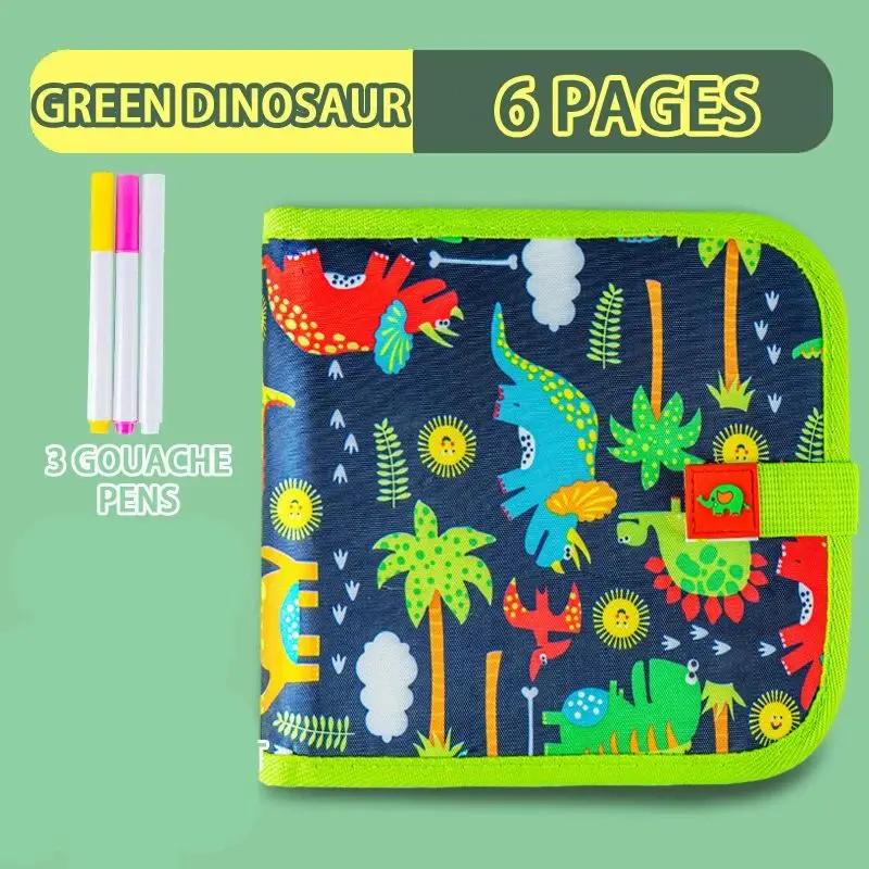 Erasable Doodle Book For Kidstoddlers Toys Durable Drawing Pads With 12 Watercolor Pens Preschool Plaything Trip Writing Painting Set
Erasable Doodle Book For Kidstoddlers Toys Durable Drawing Pads With 12 Watercolor Pens Preschool Plaything Trip Writing Painting Set