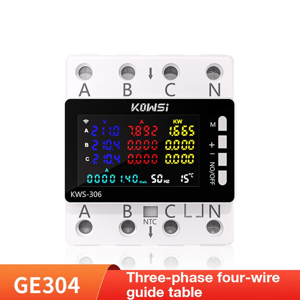 Tuya WiFi 8-в-1 AC Лічильник енергії 3P 85-290V/80A Вольтметр Амперметр Додаток Реле кВт⋅год Автоматичний вимикач Лічильник потужності Smart Life
Tuya WiFi 8-в-1 AC Лічильник енергії 3P 85-290V/80A Вольтметр Амперметр Додаток Реле кВт⋅год Автоматичний вимикач Лічильник потужності Smart Life