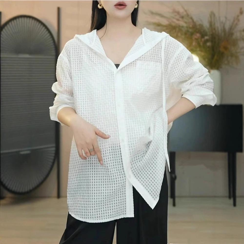Women s Lightweight Plaid Hooded Shirt - 2025 Spring/Summer Collection L грязно-белый
Women s Lightweight Plaid Hooded Shirt - 2025 Spring/Summer Collection L грязно-белый