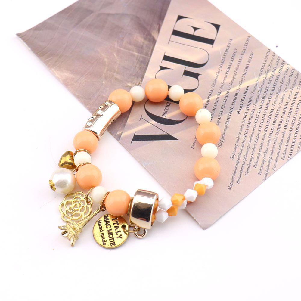 Sweet Little Fresh Flower Iron Tower Love Temperament Bracelet B104
Sweet Little Fresh Flower Iron Tower Love Temperament Bracelet B104