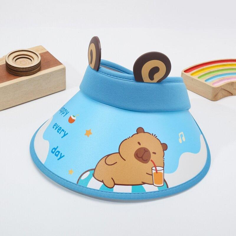 1Pc Cute Cartoon Capybara Summer Children Sunscreen Visor Empty Top Hat Beach Outdoor Folding Sunhats Kids Hats For Boy Girl
1Pc Cute Cartoon Capybara Summer Children Sunscreen Visor Empty Top Hat Beach Outdoor Folding Sunhats Kids Hats For Boy Girl