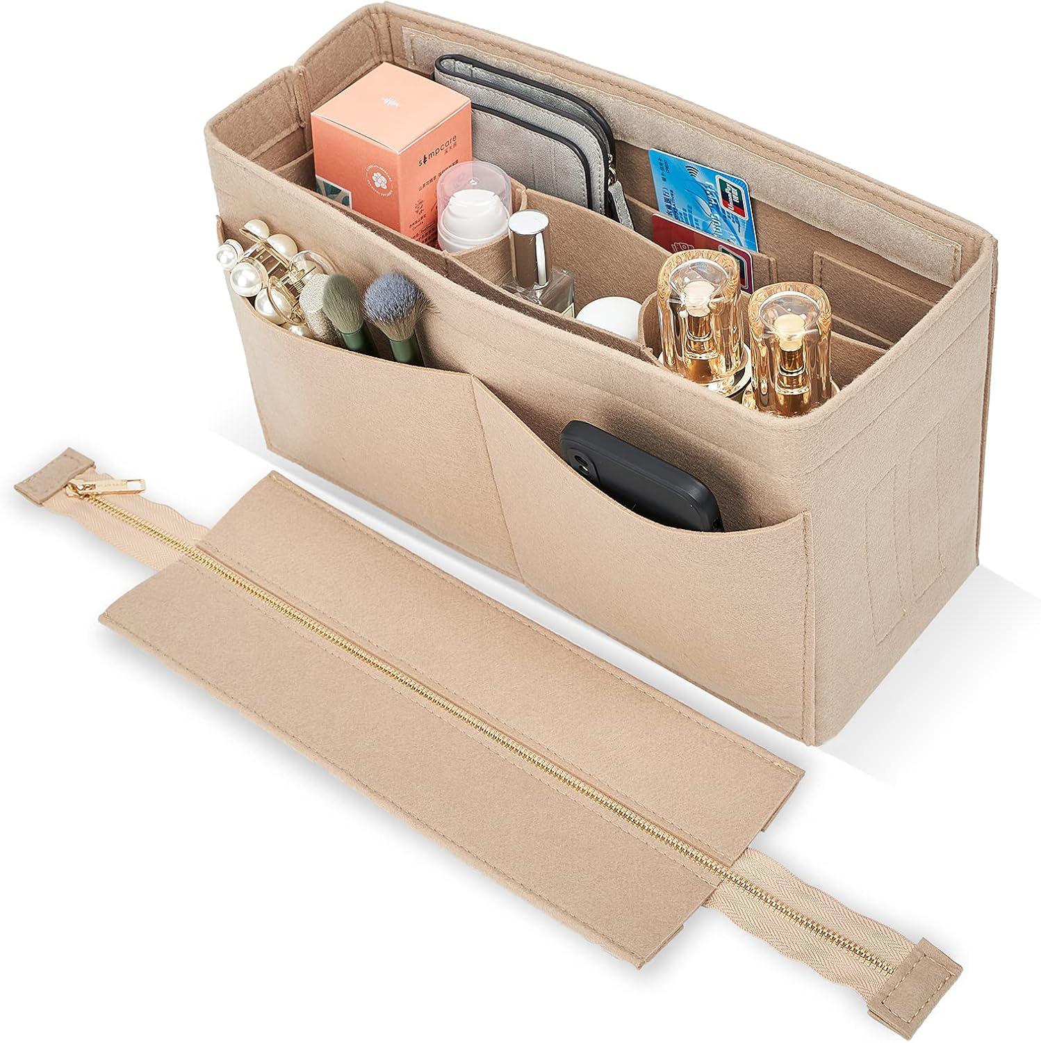 Felt Purse Organizer Insert Onthego MM Handbag Tote Bag Organizer Bag in Bag with Removable Zipper
Felt Purse Organizer Insert Onthego MM Handbag Tote Bag Organizer Bag in Bag with Removable Zipper