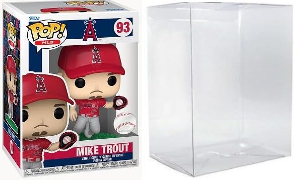 CLARKtoys Mike Trout Angeles MLB Funko Series 7 Vinyl Figure Compatible Box Protector Clear (Los Angels) Pop! (with Case) 9.5cm,
CLARKtoys Mike Trout Angeles MLB Funko Series 7 Vinyl Figure Compatible Box Protector Clear (Los Angels) Pop! (with Case) 9.5cm,