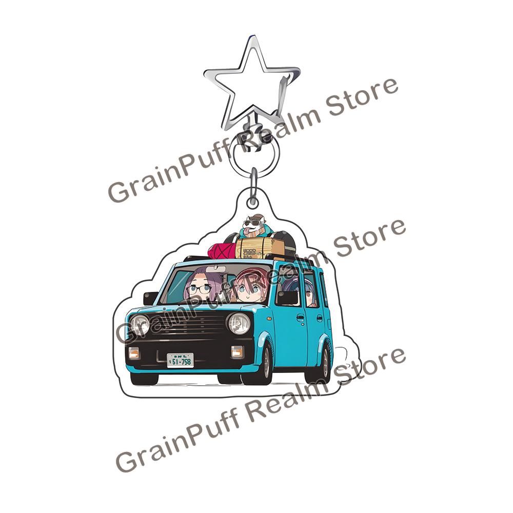 Laid-Back Camp Acrylic Keychain Cute Camping Theme Anime Character Key Ring, Backpack Pendant, Car Key Holder, Collectible Gift 6 cm
Laid-Back Camp Acrylic Keychain Cute Camping Theme Anime Character Key Ring, Backpack Pendant, Car Key Holder, Collectible Gift 6 cm