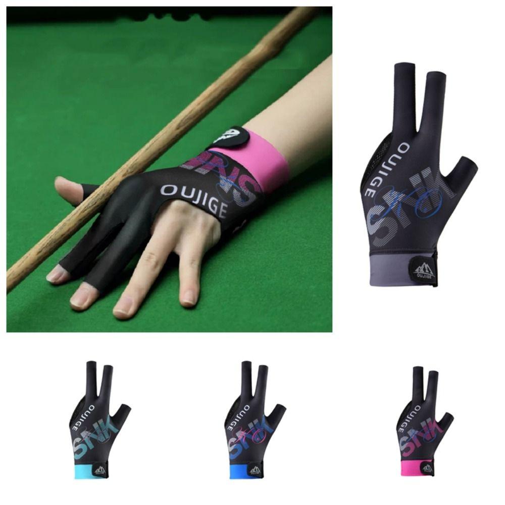 Left Hand Snooker Glove Three Finger Billiard Training Gloves Three Cut Gloves Men сірий
Left Hand Snooker Glove Three Finger Billiard Training Gloves Three Cut Gloves Men сірий