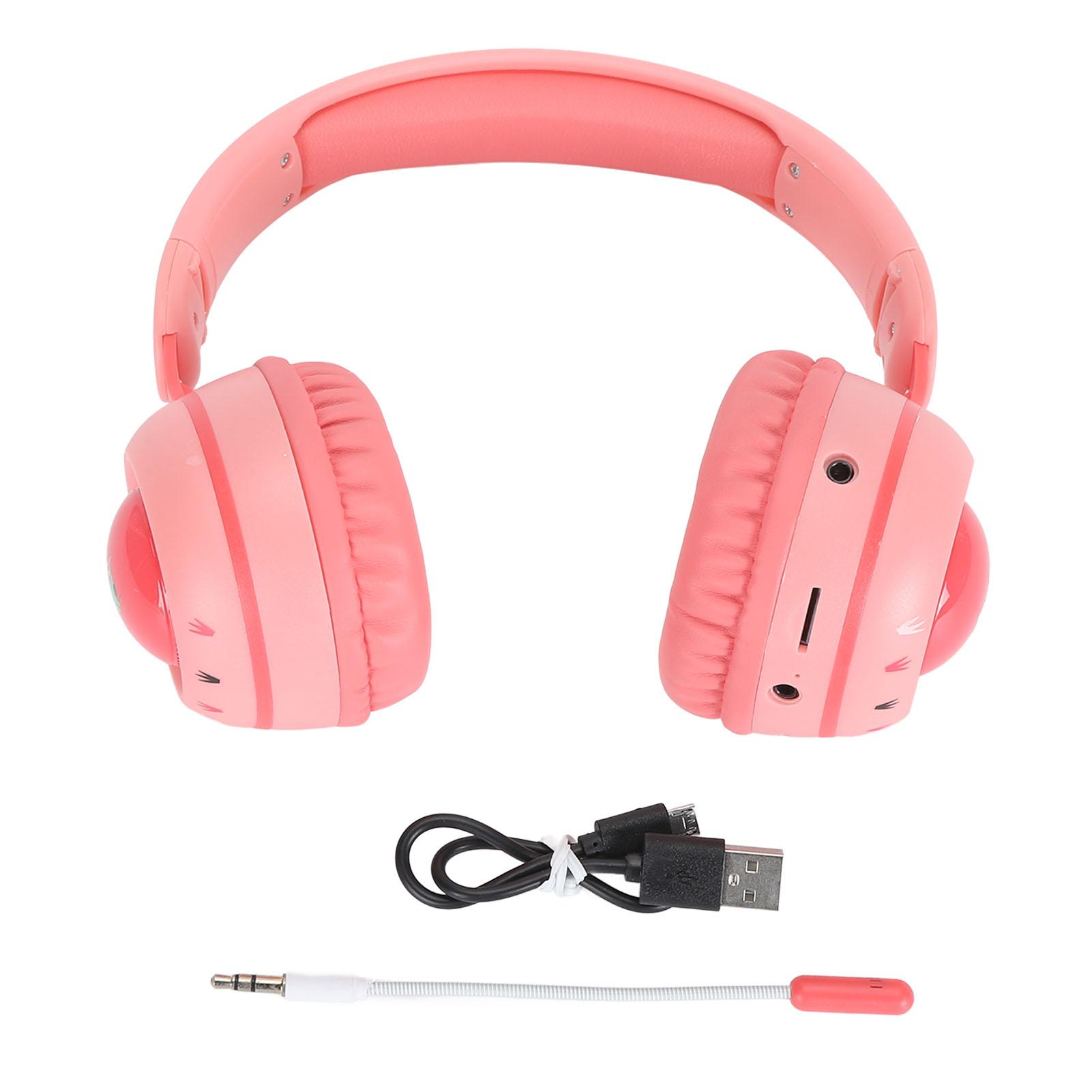 Kids Bluetooth Headphones with RGB Lights 15H Playtime HiFi Stereo Wireless and Wired Kids Headset рожевий
Kids Bluetooth Headphones with RGB Lights 15H Playtime HiFi Stereo Wireless and Wired Kids Headset рожевий