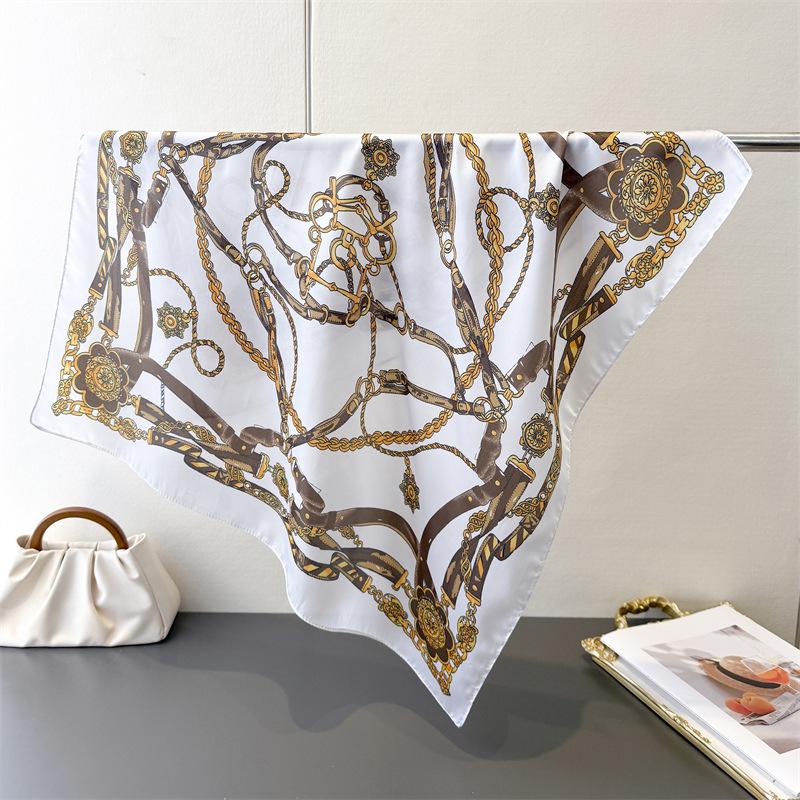 Luxury Brand 2026 Silk Square Scarf Women Cat Neck Hair Tie Band Beach Hijab Kerchief Head Headbands Bandana Female Foulard 70cm 70x70cm
Luxury Brand 2026 Silk Square Scarf Women Cat Neck Hair Tie Band Beach Hijab Kerchief Head Headbands Bandana Female Foulard 70cm 70x70cm