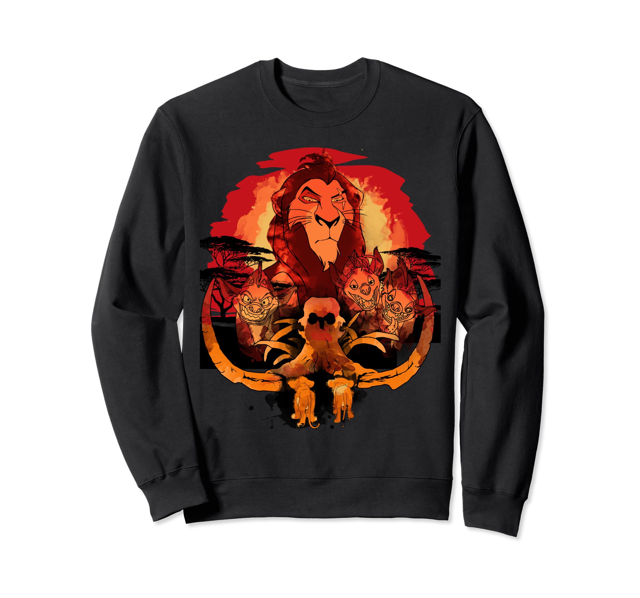 Disney Lion King Scarwatch Simbanara Dark Watercolor Sweatshirt
Disney Lion King Scarwatch Simbanara Dark Watercolor Sweatshirt