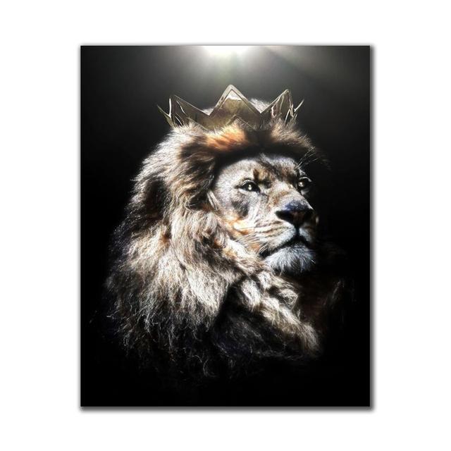 Современная живопись на холсте с животными, голова льва с короной, постеры и принты, настенные художественные картинки для декора стен гостиной, Cuadros 21*30cm
Современная живопись на холсте с животными, голова льва с короной, постеры и принты, настенные художественные картинки для декора стен гостиной, Cuadros 21*30cm