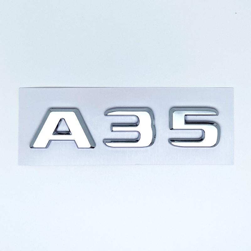2017 серебристо-черные буквы A35 Turbo 4matic эмблема для Mercedes Benz AMG автомобильное крыло багажника сзади W176 W177 наклейка с логотипом
2017 серебристо-черные буквы A35 Turbo 4matic эмблема для Mercedes Benz AMG автомобильное крыло багажника сзади W176 W177 наклейка с логотипом