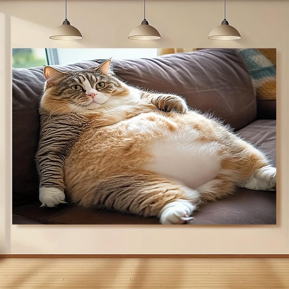 Fluffy Cat Portrait Tapestry Relaxed Tabby Cat Scene Pet Lover Wall Hanging Polyester Fabricfor Bedroom or Dorm Deco 74x94cm(29x37in)
Fluffy Cat Portrait Tapestry Relaxed Tabby Cat Scene Pet Lover Wall Hanging Polyester Fabricfor Bedroom or Dorm Deco 74x94cm(29x37in)