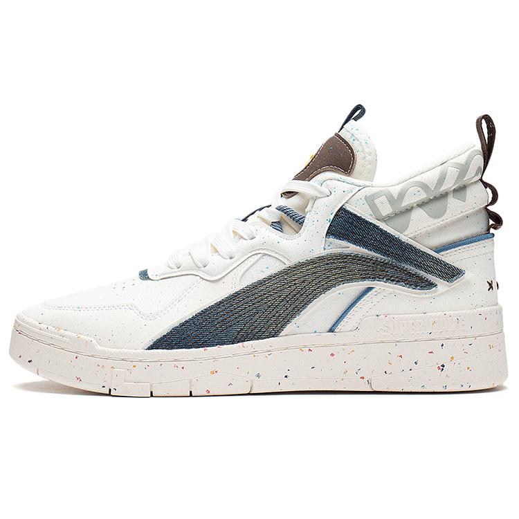 LiNing Wave Mid Skateboard Shoes Men s Snow White 40
LiNing Wave Mid Skateboard Shoes Men s Snow White 40