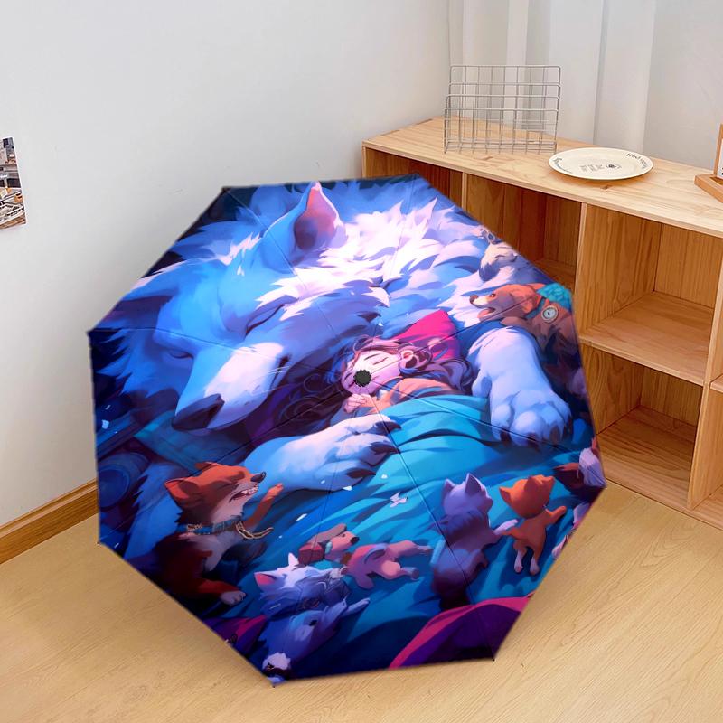 1 PC Automatic Folding Umbrella - Good-looking wolf Pattern, Portable & Foldable Design with 8 Ribs, Christmas Birthday Gifts
1 PC Automatic Folding Umbrella - Good-looking wolf Pattern, Portable & Foldable Design with 8 Ribs, Christmas Birthday Gifts