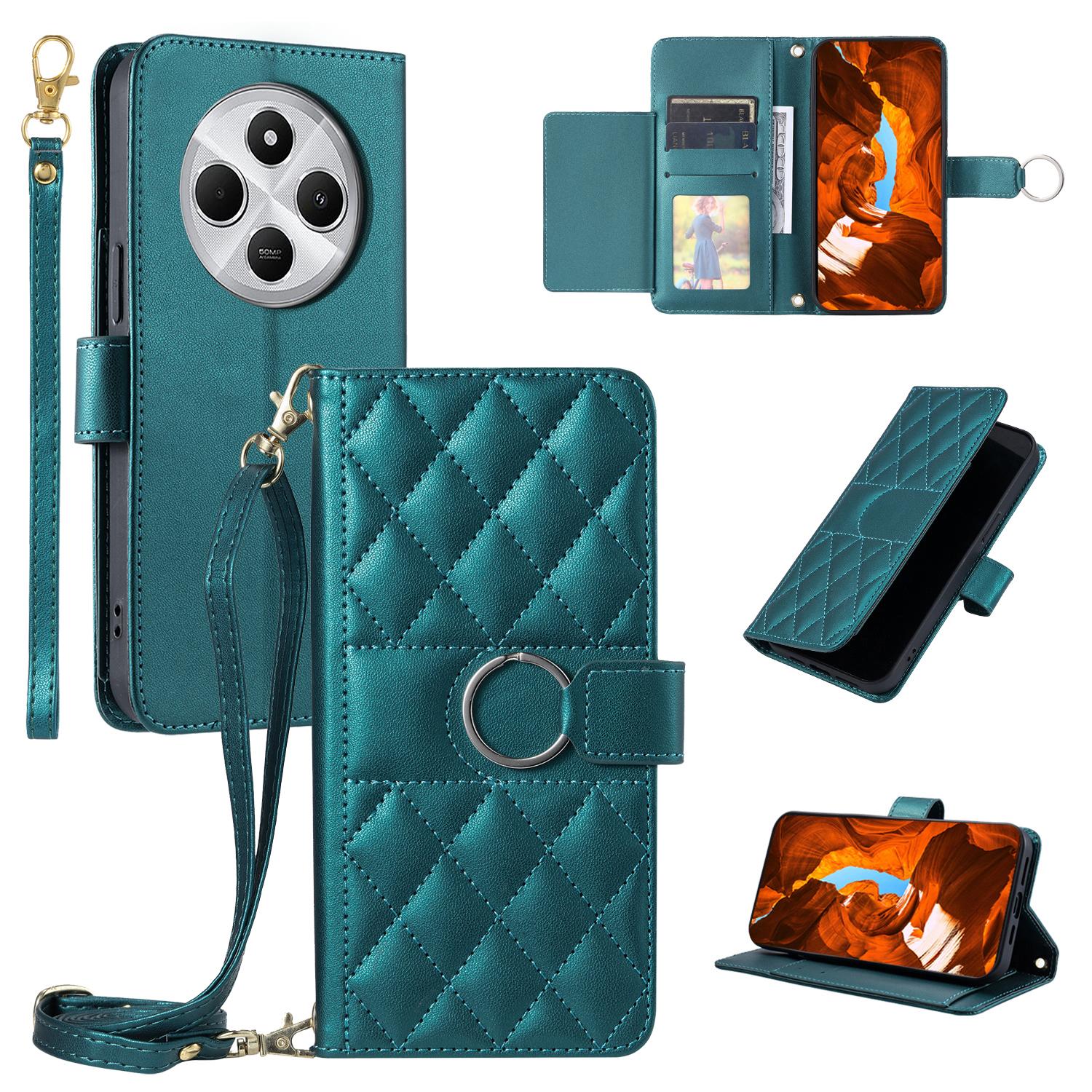 Crossbody Leather Case for Xiaomi Redmi A3 Pro 4G/Poco C75 4G/Redmi 14R 5G/14C 4G Rhombus Mobile Cover Green
Crossbody Leather Case for Xiaomi Redmi A3 Pro 4G/Poco C75 4G/Redmi 14R 5G/14C 4G Rhombus Mobile Cover Green