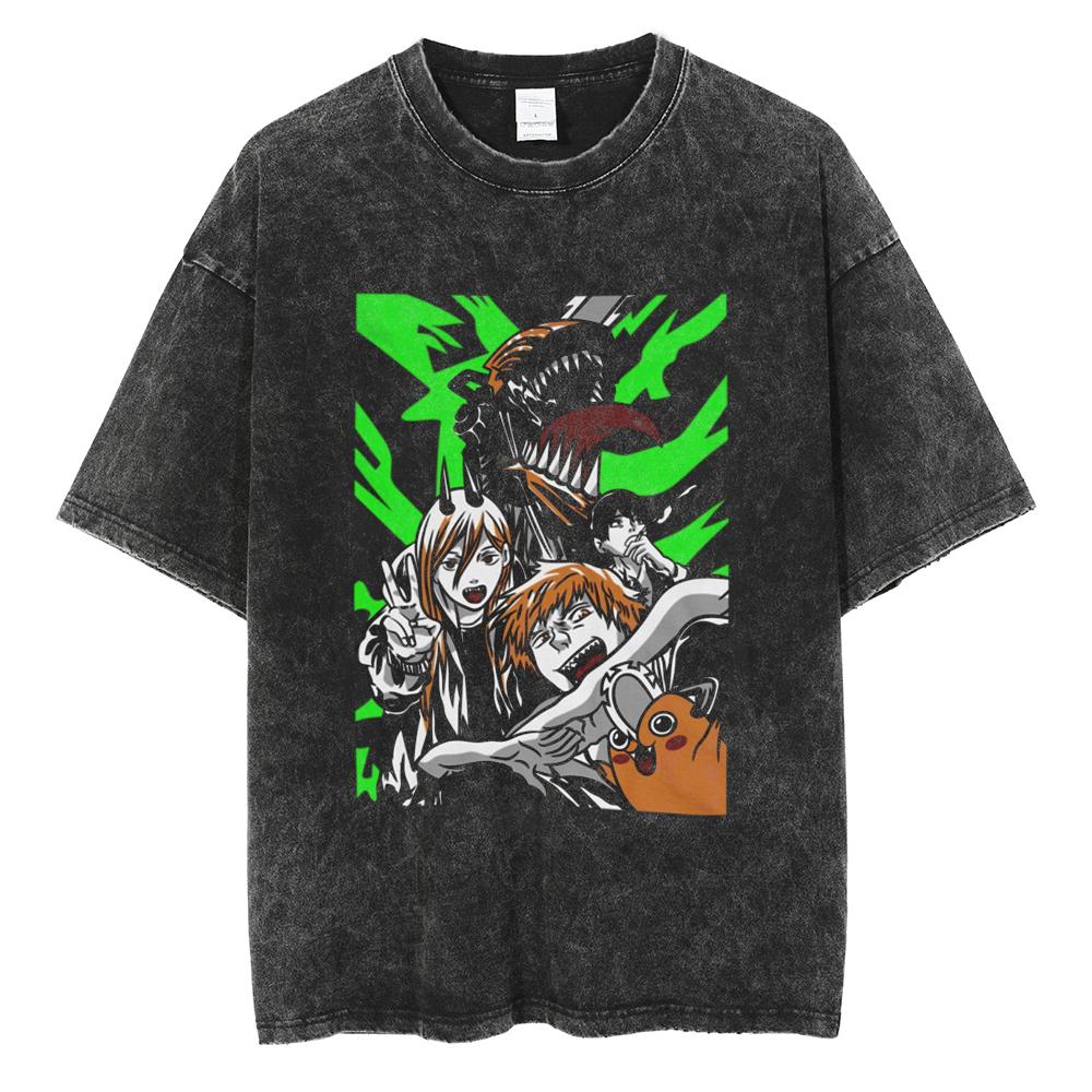 Anime Chainsaw Man Pochita Kawaii Printed Washed Tshirt Men Vintage Casual Tshirts Manga Cotton T Shirt Harajuku Male Tops S
Anime Chainsaw Man Pochita Kawaii Printed Washed Tshirt Men Vintage Casual Tshirts Manga Cotton T Shirt Harajuku Male Tops S