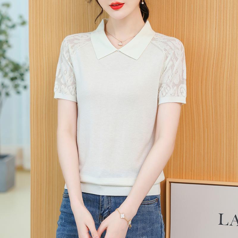 Women s Clothing Casual Hollow Out Knitted Pullovers Fashion Solid Color 2023 Summer Thin Peter Pan Collar Screw Thread T-shirt S білий
Women s Clothing Casual Hollow Out Knitted Pullovers Fashion Solid Color 2023 Summer Thin Peter Pan Collar Screw Thread T-shirt S білий