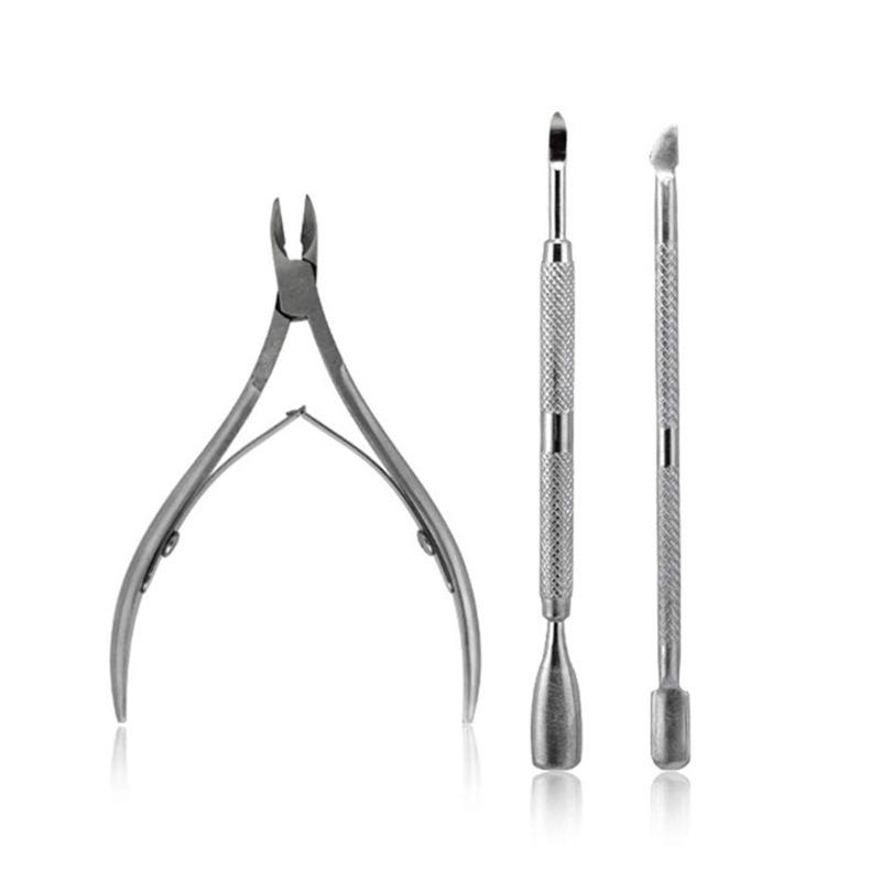 3pcs Nail Cuticle Spoon Pusher Remover Nail Cut Tool Pedicure Manicure Set Pocket Nail Cuticle Nipper Pack Contains Nail Trimmer
3pcs Nail Cuticle Spoon Pusher Remover Nail Cut Tool Pedicure Manicure Set Pocket Nail Cuticle Nipper Pack Contains Nail Trimmer