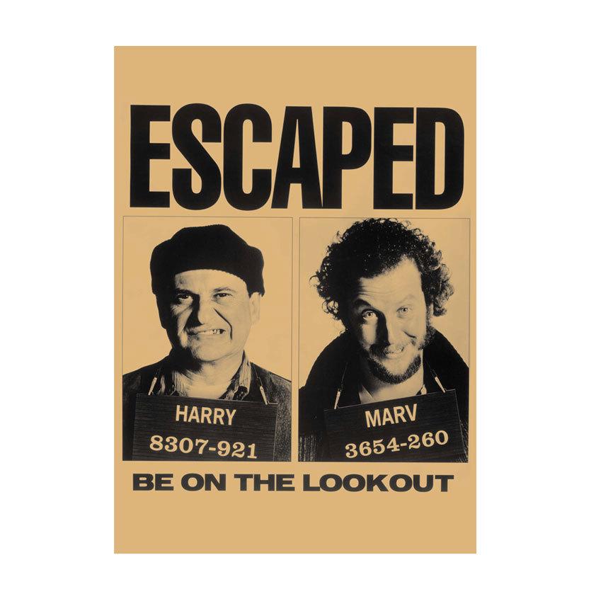 Retro Kraft Paper Wall Art - Home Alone Movie Poster for Bar or Cafe Decor 29.7X42cm (A3 size)
Retro Kraft Paper Wall Art - Home Alone Movie Poster for Bar or Cafe Decor 29.7X42cm (A3 size)