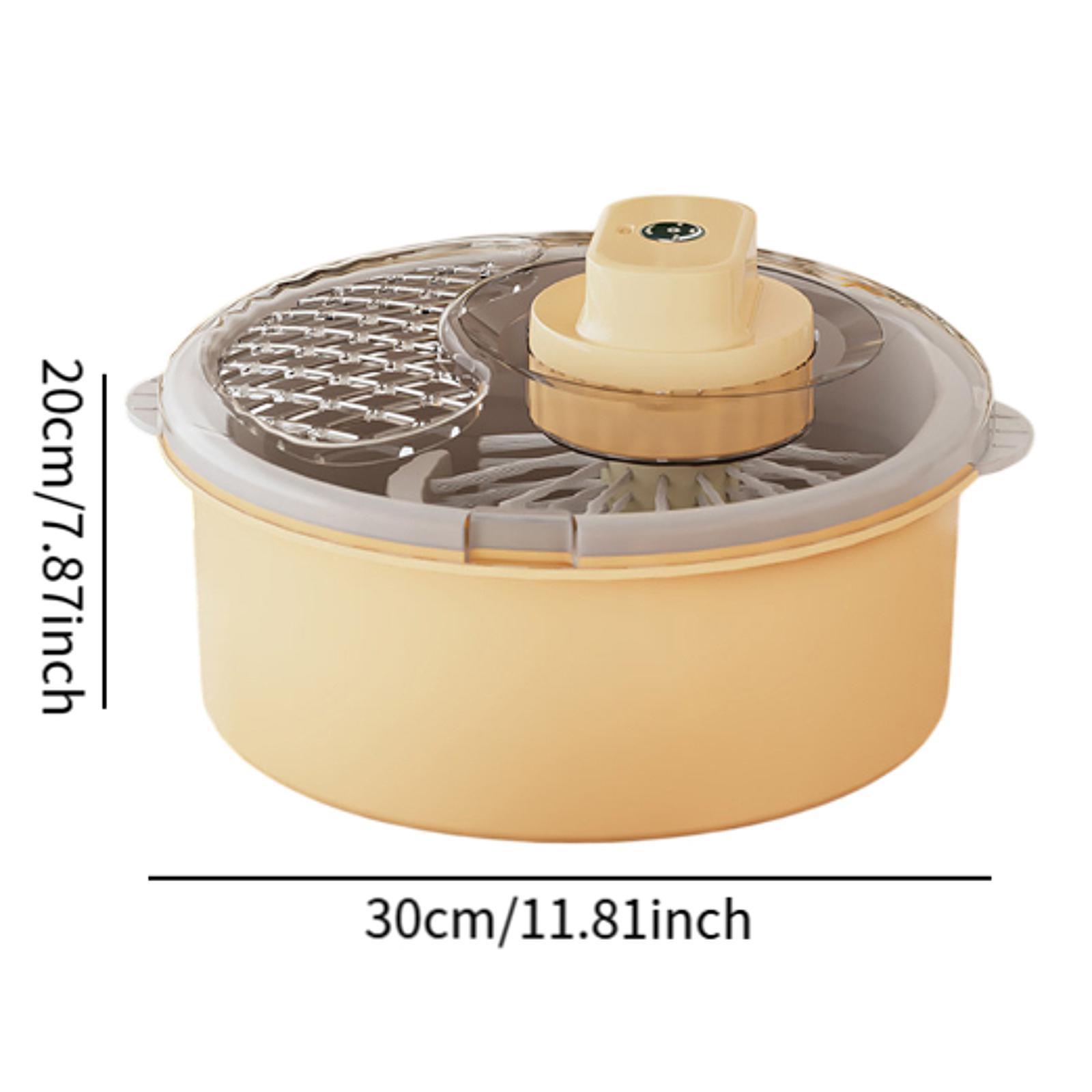 Electric Salad Dryer Colander Multifunctional Food Strainer Salad Vegetable Washer Bowl Lettuce Cleaner Dryer for Home Kitchen жовтий
Electric Salad Dryer Colander Multifunctional Food Strainer Salad Vegetable Washer Bowl Lettuce Cleaner Dryer for Home Kitchen жовтий
