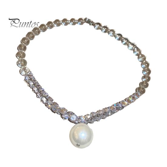 Faux Pearl Necklace for Women Faux Pearl Rhinestone Beaded Chocker Bridesmaid Jewelry for Tea Party Wedding Decoration сірий
Faux Pearl Necklace for Women Faux Pearl Rhinestone Beaded Chocker Bridesmaid Jewelry for Tea Party Wedding Decoration сірий