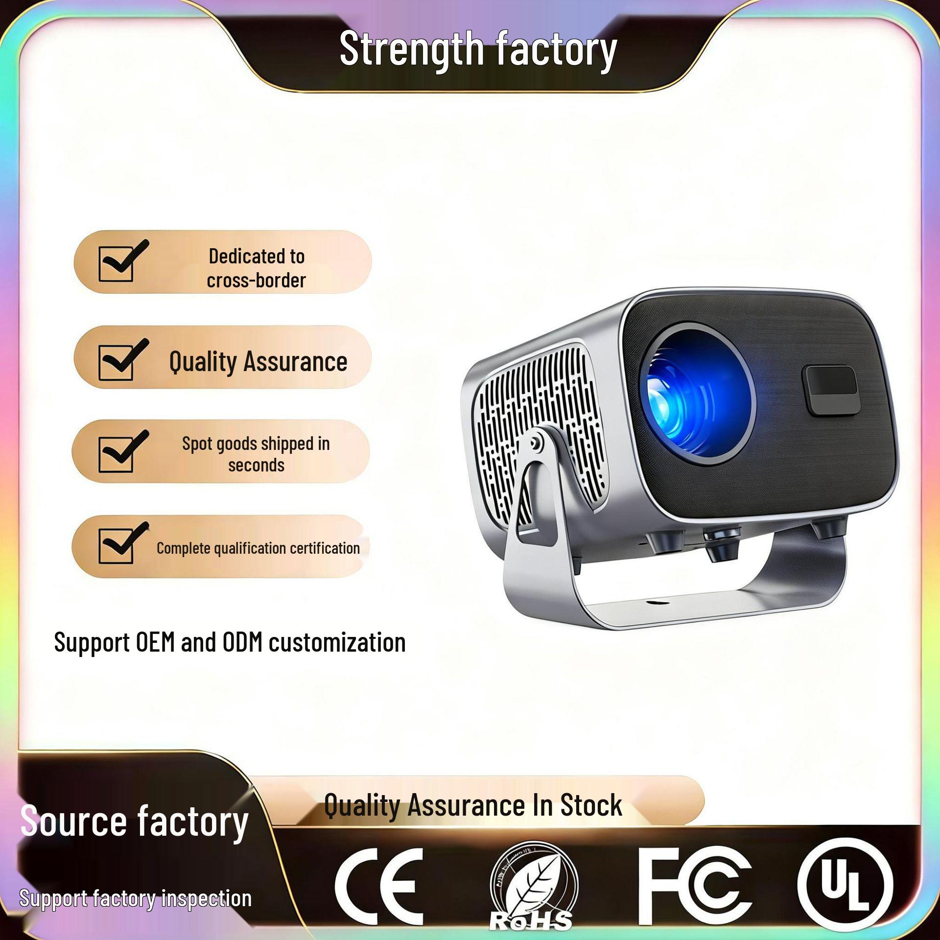 A10 Smart 5G Android Phone Projector with WiFi & Screen Mirroring - Portable New Model UK Standard
A10 Smart 5G Android Phone Projector with WiFi & Screen Mirroring - Portable New Model UK Standard