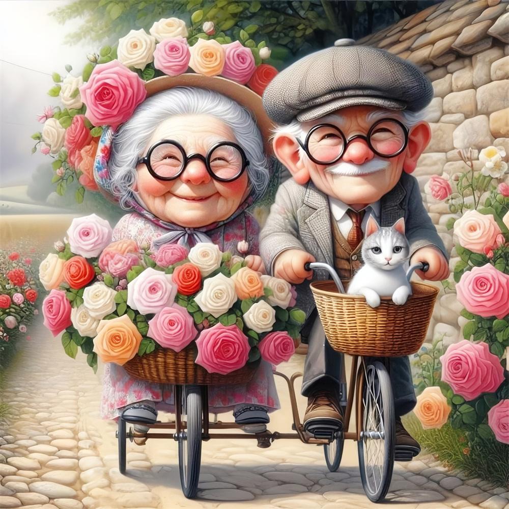 Алмазна вишивка Бабуся Вишивка хрестиком Картина Дідусь Повна кругла Мозаїчна картина Стрази Домашній декор Round 30x30cm
Алмазна вишивка Бабуся Вишивка хрестиком Картина Дідусь Повна кругла Мозаїчна картина Стрази Домашній декор Round 30x30cm