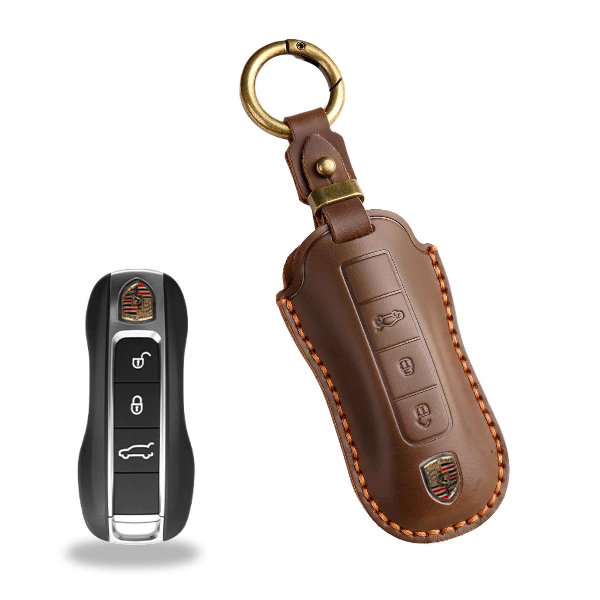 Ретро ручной работы чехол для ключа автомобиля для Porsche Cayenne кожаный чехол для ключа macan718 Paramela
Ретро ручной работы чехол для ключа автомобиля для Porsche Cayenne кожаный чехол для ключа macan718 Paramela