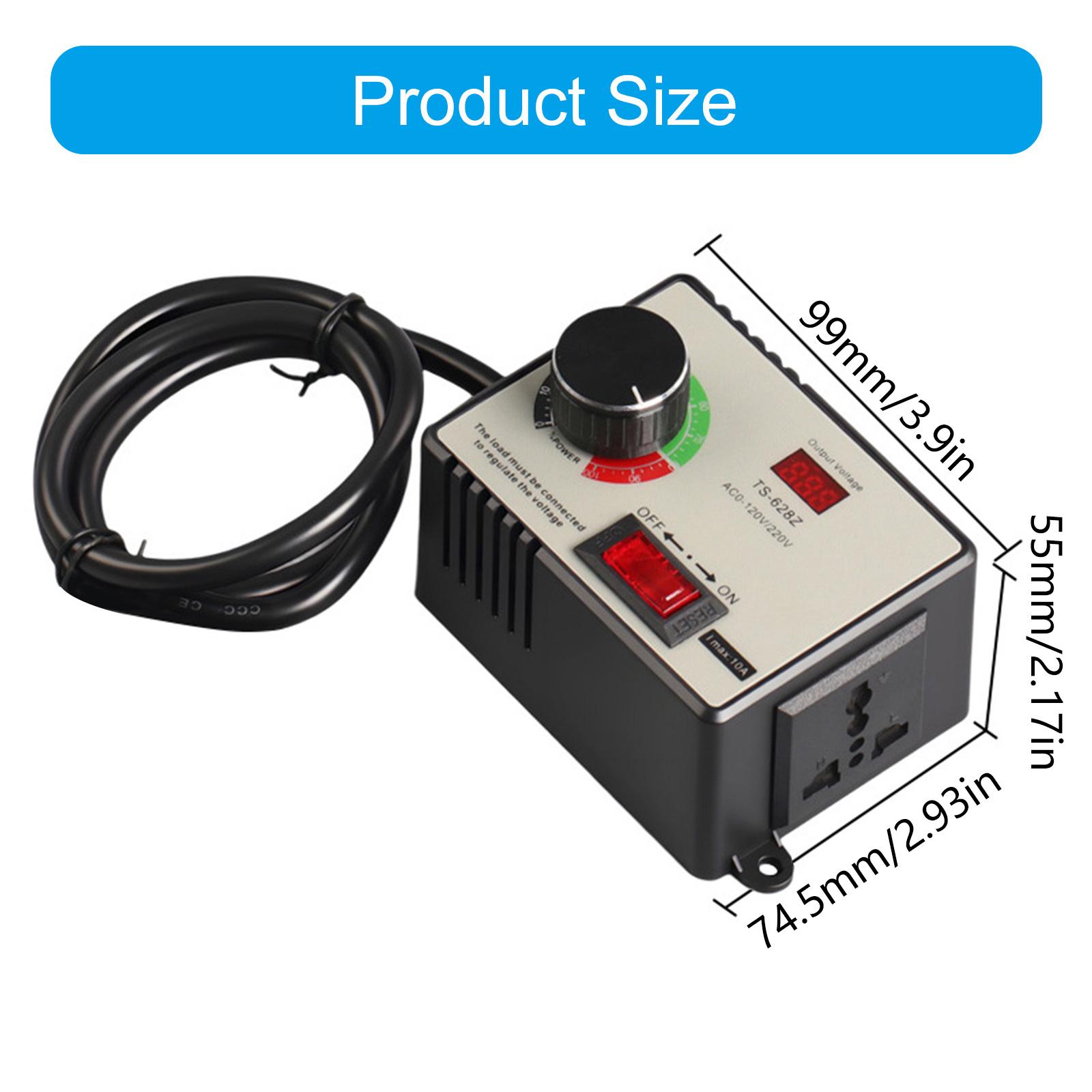 Adjustabe 120V Electronic Voltage Adjuster With Precise Speed Controller For Multiple Power Tool Hand Electric Drill 1
Adjustabe 120V Electronic Voltage Adjuster With Precise Speed Controller For Multiple Power Tool Hand Electric Drill 1