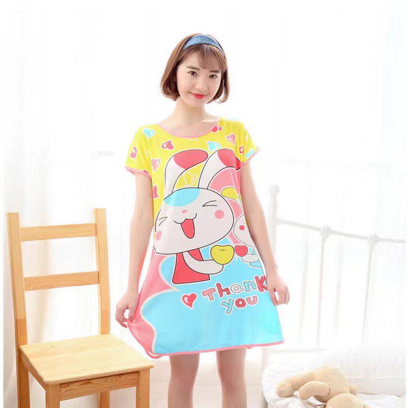 Summer Women s Cute Cartoon Pajama Set: Loose Short Sleeve, Casual Korean Style Color Block Loungewear M (Size 1)
Summer Women s Cute Cartoon Pajama Set: Loose Short Sleeve, Casual Korean Style Color Block Loungewear M (Size 1)