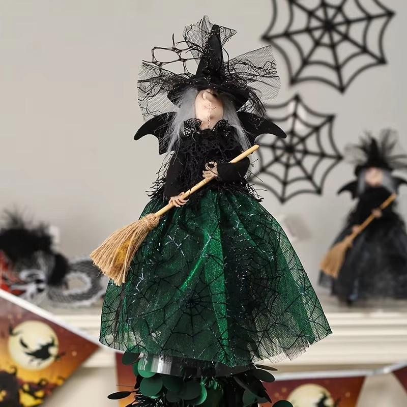 High Quality Tree Top Haunted House Doll Ornaments Decorate Props Tree Top Star Witch Doll Halloween Decorations Ghost Festival зелений
High Quality Tree Top Haunted House Doll Ornaments Decorate Props Tree Top Star Witch Doll Halloween Decorations Ghost Festival зелений