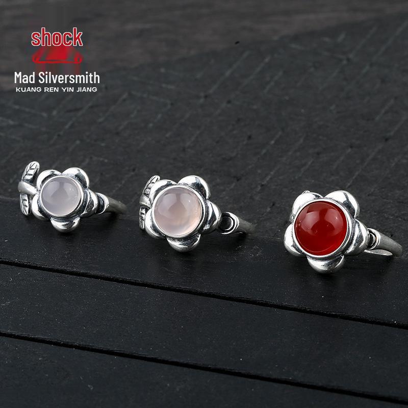 Vintage Sunflower Ring Setting in 925 Sterling Silver with Amber Inlay, Available in Sizes 6x6, 8x8, 9x9 Adjustable Open
Vintage Sunflower Ring Setting in 925 Sterling Silver with Amber Inlay, Available in Sizes 6x6, 8x8, 9x9 Adjustable Open