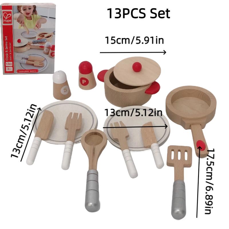 Имитация Кухонный Набор Деревянной Посуды Детская Ролевая Игра Обучающая Игрушка для Приготовления пищи
Имитация Кухонный Набор Деревянной Посуды Детская Ролевая Игра Обучающая Игрушка для Приготовления пищи