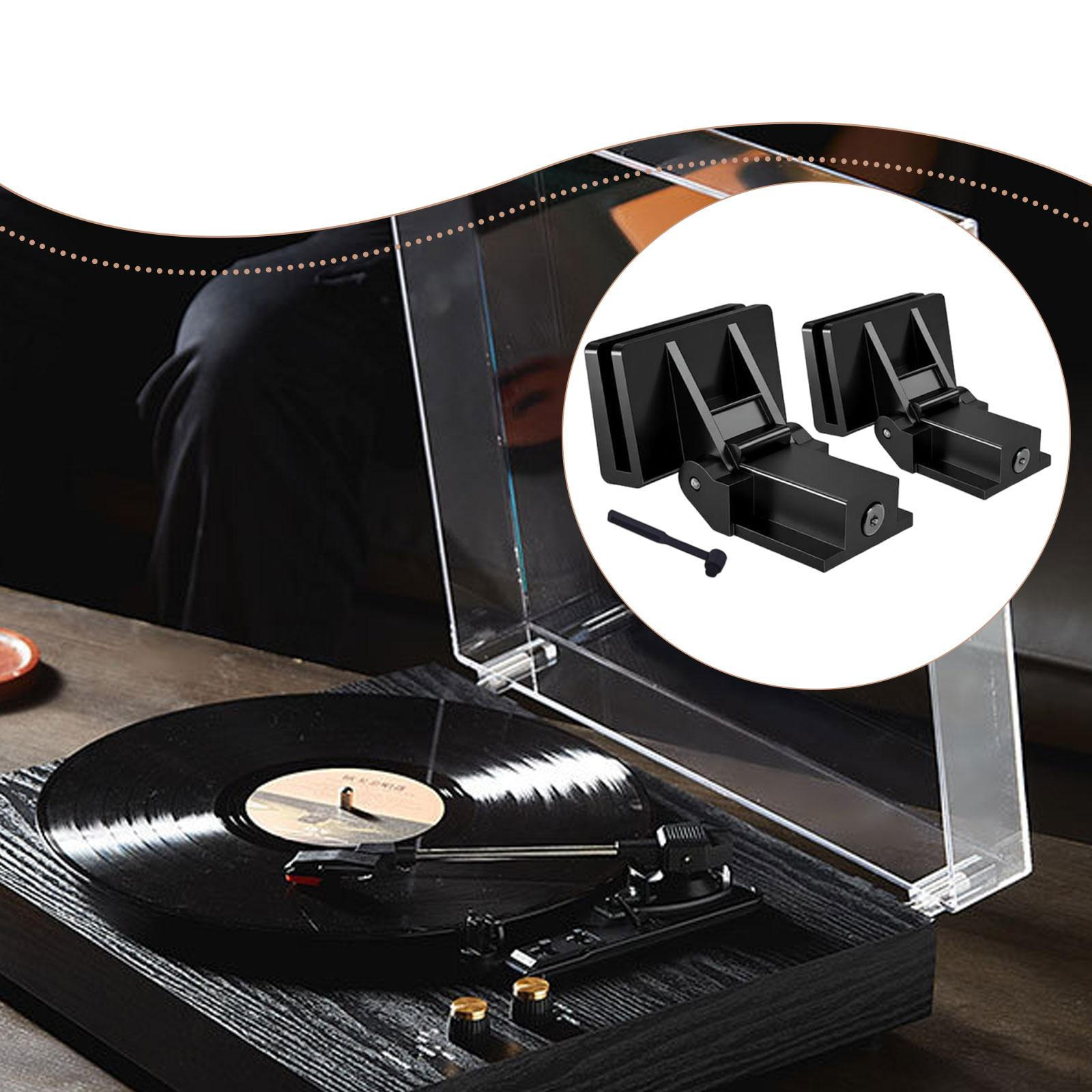 2 Pieces Turntable Dust Cover Hinge with Brush Hardware Compatible Vinyl Records Player
2 Pieces Turntable Dust Cover Hinge with Brush Hardware Compatible Vinyl Records Player