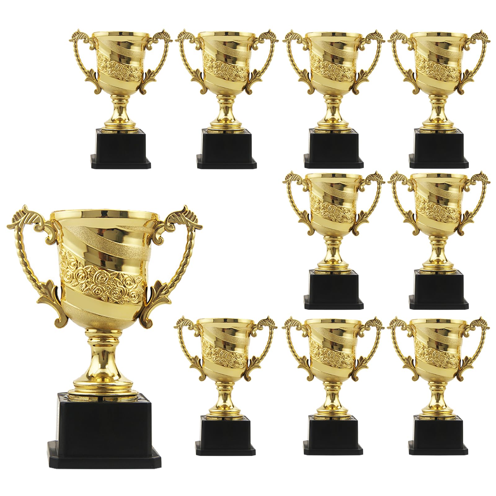 TOMMYFIELD Trophy Winner Cup Prize Cup Trophy for Competitions and Events 10 Pieces 18cm
TOMMYFIELD Trophy Winner Cup Prize Cup Trophy for Competitions and Events 10 Pieces 18cm
