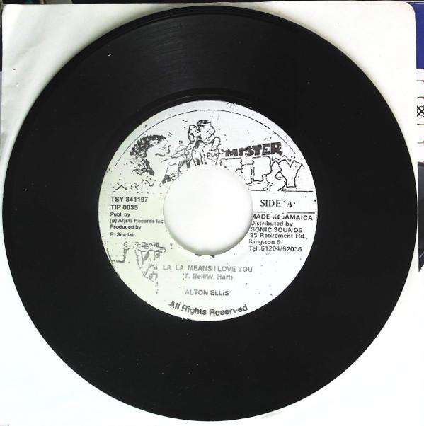 7inch Record ALTON ELLIS - La La Means I Love You NONE Mister Tipsy Jamaica Reggae, Ska & Dub Used
7inch Record ALTON ELLIS - La La Means I Love You NONE Mister Tipsy Jamaica Reggae, Ska & Dub Used